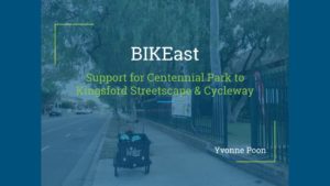 BIKEast Randwick Council Meeting Presentation - Kingsford to Centennial Park Streetscape cover page